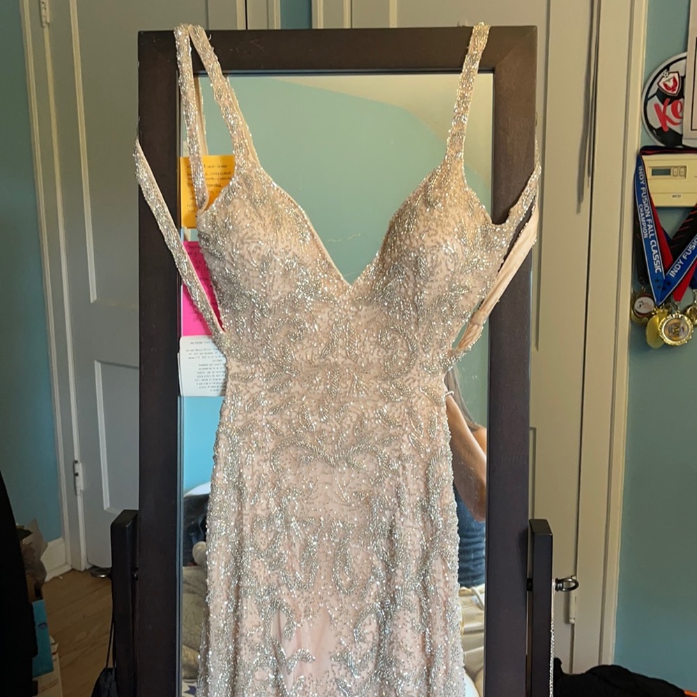 Primavera blush pink prom dress size 0